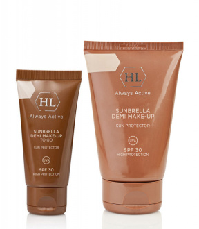 Holy Land (Холи Ленд) Солнцезащитный крем с тоном (Sunbrella Demi Make-Up to go (SPF 30)), 50/125 мл.