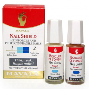 Mavala (Мавала) Защитный экран для ногтей (Nail Shield), 2x5 мл
