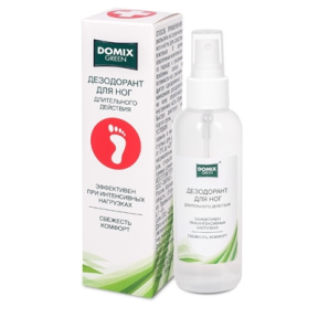 Domix Green (Домикс Грин) Дезодорант-спрей для ног длительного действия, 150 мл.