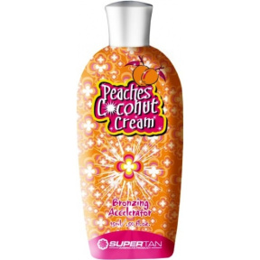Supertan (Супертан) Крем для загара "Персик и Сливки" проявитель + 1 бронзатор (Peaches Coconut & Cream), 200 мл.