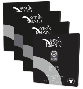 Sensus (Сенсус) Краситель для мужских волос (Man Hair Сolor Gel), 3х30 мл.