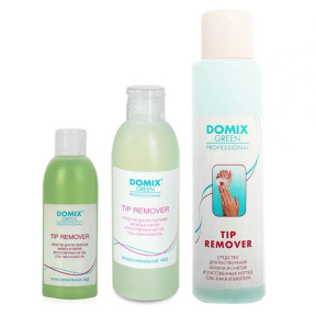 Domix Green (Домикс Грин) Средство для растворения акрила и снятия искусственных ногтей, гель-лака и биогеля (Tip Remover), 200/500/1000 мл. 