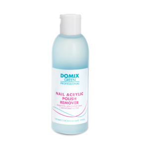 Domix Green (Домикс Грин) Жидкость для снятия лака с акриловых ногтей (Nail acrylic polish remover), 200 мл. 