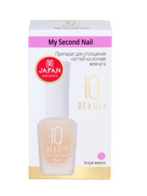 IQ Beauty (Ай Кью Бьюти) Препарат для утолщения ногтей на основе жемчуга (My Second Nail), 12,5 мл.