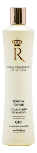 CHI Шампунь очищающий Королевский уход BOND & REPAIR, 12oz./355мл., фл.