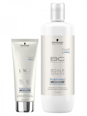 Schwarzkopf (Шварцкопф) Очищающий шампунь (BC Scalp Genezis), 200/1000 мл.