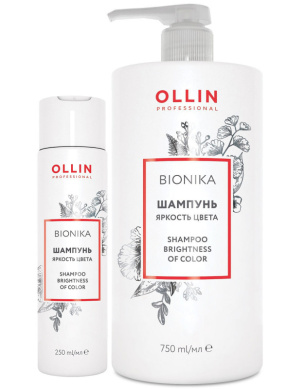 Ollin (Олин) Шампунь для окрашенных волос "Яркость цвета" (Bionika), 250/750 мл.