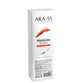 Aravia (Аравия) Полоски нетканые для депиляции, 76*230 мм, 90 г/м, 100 шт./уп.
