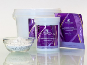 Algomask (Альгомаск) Очищающая средиземноморская гель-маска с семенами голубого мака (Exfoliating mediterranean gel-mask), 200 г.