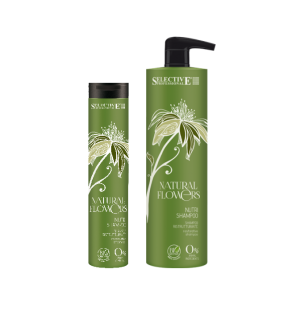 Selective (Селектив) Шампунь питательный для восстановления волос (Natural Flowers Nutri Shampoo), 250/1000 мл.