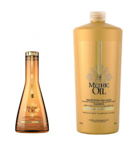 Loreal (Лореаль) Шампунь Митик Ойл для нормальных и тонких волос (Mythic Oil Shampoo Normal to Fine Hair), 250/1000 мл.