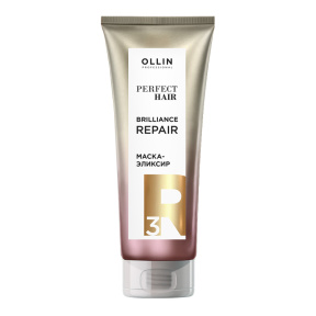Ollin (Олин) Шаг 3 Маска-эликсир. Закрепляющий этап (Perfect Hair Brilliance Repair), 250 мл.