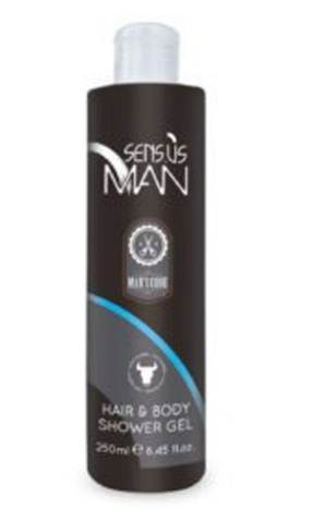 Sensus (Сенсус) Гель для душа и волос (Mans Code Gel Hair And Body), 250 мл.
