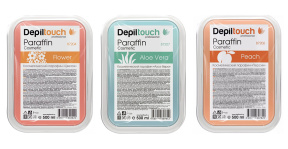 Depiltouch (Депилтач) Парафин косметический в ванночке в ассортименте, 500 мл.