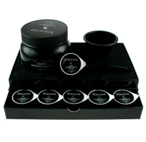 Kerastase (Керастаз) Хроноложист Chronologiste Набор Профессиональный Ревитализирующая маска и Жемчужный концентрат, 500 мл+15х8 мл