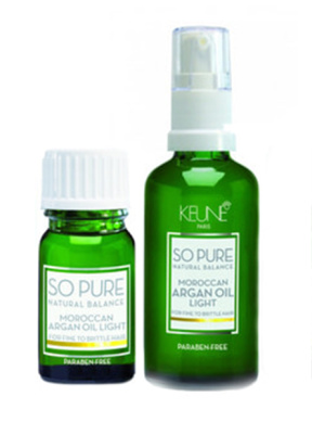 Keune (Кене) Масло Арганы Лайт (So Pure Moroccan Argan Oil Light), 10/45 мл.