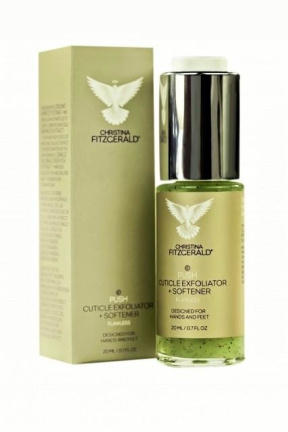 Christina Fitzgerald (Кристина Фитцжеральд) Гель-скраб с абрикосовыми косточками для смягчения кутикулы (Push Cuticle Exfoliator + Softener), 20 мл.