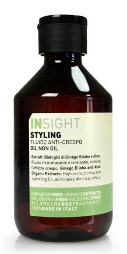 Insight (Инсайт) Масло для укладки волос (Oil Non Oil), 250 мл.