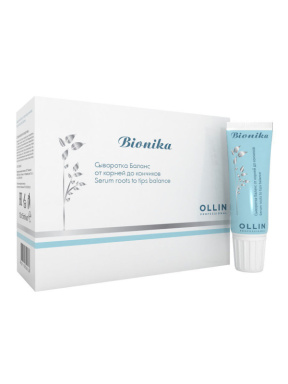Ollin (Олин) Сыворотка Баланс от корней до кончиков (Bionika Roots To Tips Balance Serum), 10х15 мл.
