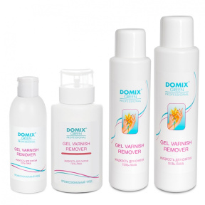 Domix Green (Домикс Грин) Средство для снятия гель-лака (шеллака) (Gel varnish remove), 200/255/500/1000 мл. 