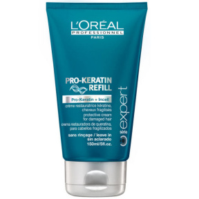 Loreal (Лореаль) Про-Кератин Рефил Несмываемый крем (Pro-Keratin Refill Protective Cream), 150 мл.