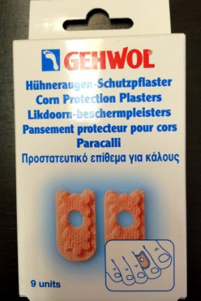 Gehwol (Геволь) Мозольный пластырь (Защитные средства | Huhneraugen schuzpflaster), 9 шт.