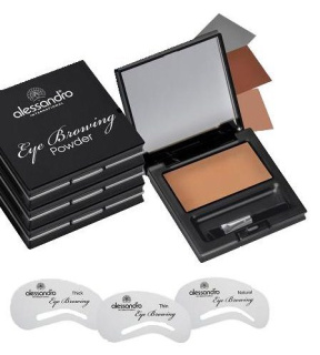 Alessandro (Алессандро) Пудра для бровей антрацит (Eyebrow Powder Anthracite), 4 гр.