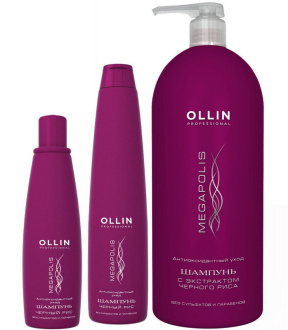 Ollin (Олин) Шампунь на основе черного риса (Megapolis), 200/400/1000 мл.