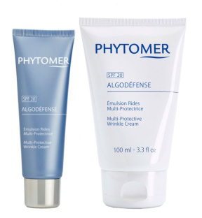 Phytomer (Фитомер) Омолаживающий крем-протектор SPF20 (Algodefense SPF 20 Multi-Protective Wrinkle Cream), 50/100 мл