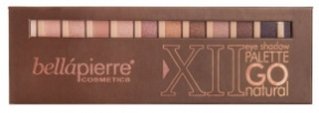  Bellapierre (Беллапьер) Палетки теней (12 Eyeshadow Palette | Go Natural), 14 г.