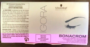 Schwarzkopf (Шварцкопф) Краска для бровей и ресниц (Igora BonaCrom), 10+15 мл