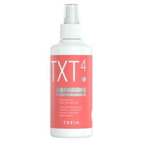 Tefia (Тефия) Текстурирующий спрей с морской солью сильной фиксации (Style.Up), 250 мл.