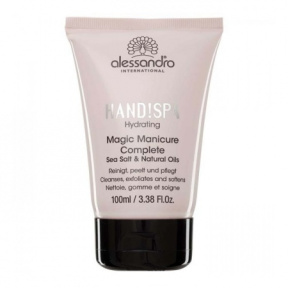 Alessandro (Алессандро) Увлажняющая эмульсия-скраб для рук (Hydrating Magic Manicure Complete), 100 мл.