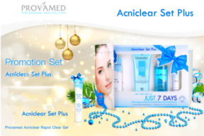 Provamed (Провамед) Набор для проблемной кожи (Acniclear Set Plus), 120+120+30+10 мл
