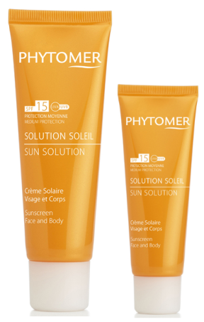 Phytomer (Фитомер) Солнцезащитный крем SPF15 (Солнечная Линия | Sun Solution Sunscreen SPF15 Face and Body), 50/125 мл