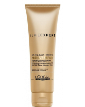 Loreal (Лореаль) Термозащитный крем для восстановления волос Абсолют Репер Голд (Absolute Repair Gold), 125 мл.