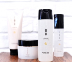 Lebel (Лейбл) Набор для непослушных волос IAU Serum, 4 средства 