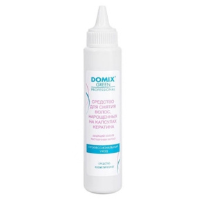 Domix Green (Домикс Грин) Средство для снятия волос, наращенных на капсулах кератина, 70 мл.
