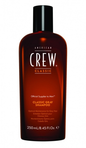 American Crew (Американ Крю) Шампунь для седых и седеющих волос (Classic Gray Shampoo), 250 мл.